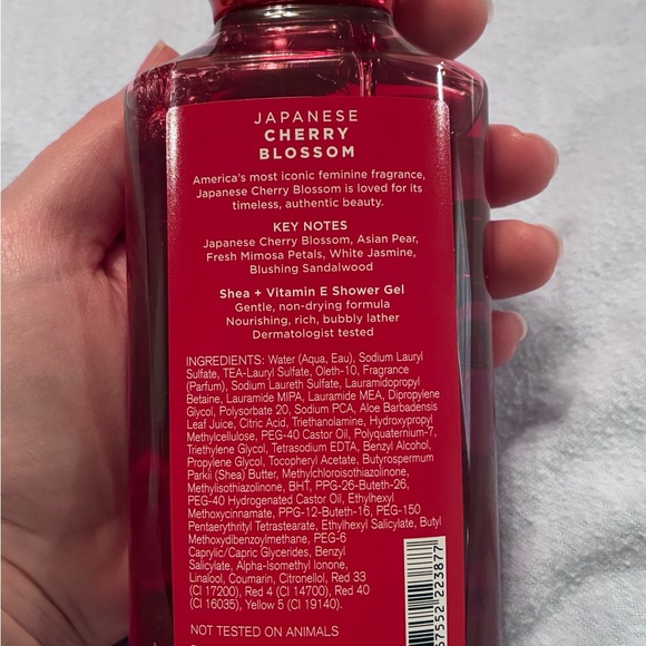 Bath & Body Works “Japanese Cherry Blossom” Shower Gel - 10 fl oz - Picture 4 of 4